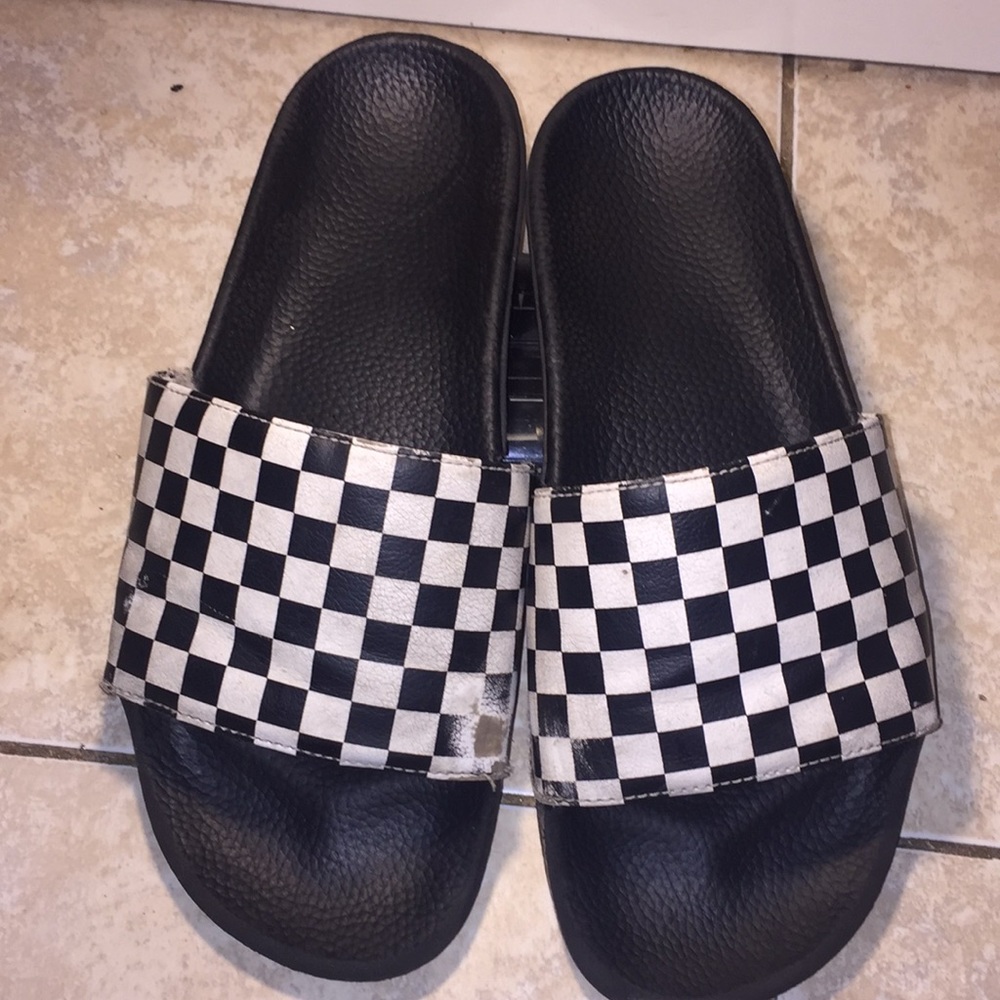 Vans Checkerboard slides